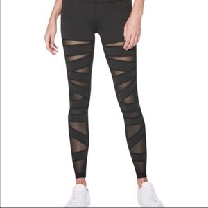 Lululemon wunder under mesh leggings size 8